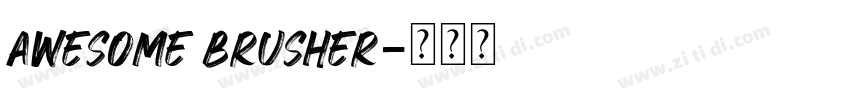 Awesome Brusher字体转换